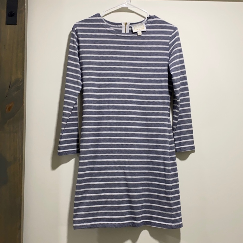 STS Sail to Sable dress, blue stripe, XS